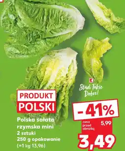 Kaufland Polska sałata rzymska mini oferta