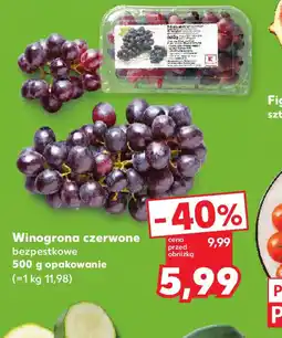 Kaufland Winogrona czerwone oferta
