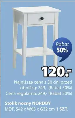 JYSK Stolik nocny MDF oferta