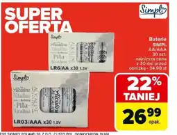 Carrefour Baterie Simpl oferta