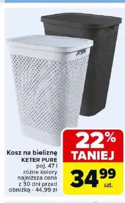 Carrefour Kosz na pranie Keter oferta