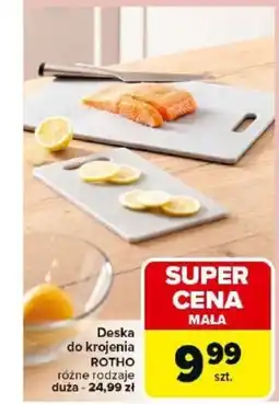 Carrefour Deska do krojenia Rotho oferta