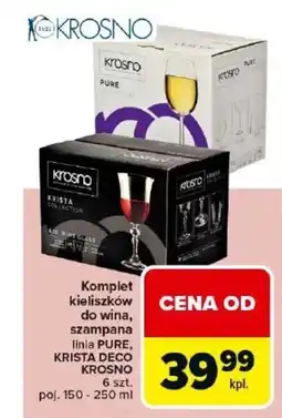 Carrefour Zestaw kieliszków Krosno oferta