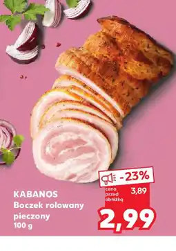 Kaufland Kabanos Boczek rolowany pieczony oferta