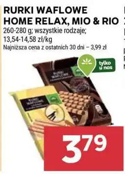 Stokrotka Market RURKI WAFLOWE HOME RELAX, MIO & RIO oferta
