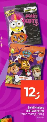 Dealz Żelki Minions lub Paw Patrol Minions/Paw Patrol oferta
