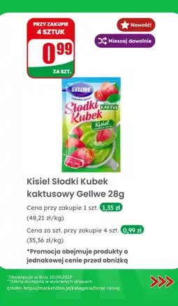 Dino Kisiel Słodki Kubek kaktusowy Gellwe oferta