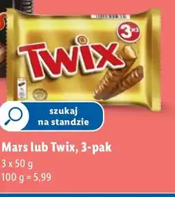 Lidl Baton Twix 3-pak oferta