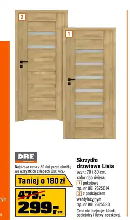 OBI Skrzydło drzwiowe Dre oferta