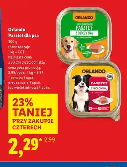Lidl Karma dla psa Orlando oferta