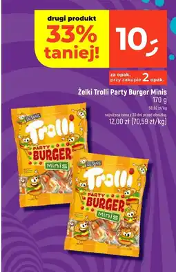 Dealz Żelki Trolli Party Burger Minis oferta