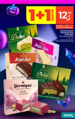 Dealz Czekolada Germiyan różne rodzaje oferta