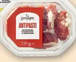 Netto Antipasti suszone pomidory La Campagna różne rodzaje oferta