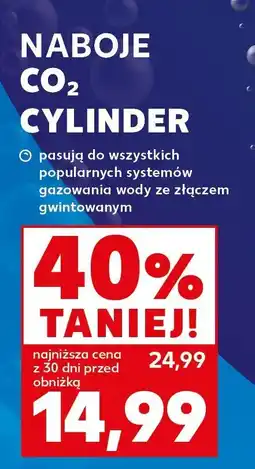 Kaufland Nabój CO2 K-Classic cylinder - wymiana oferta