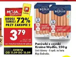 Biedronka Parówki z szynki Kraina Wędlin oferta