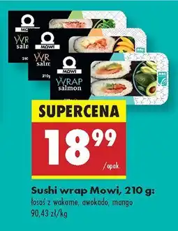 Biedronka Sushi wrap Mowi (łosoś z warzywami, awokado, mango) oferta