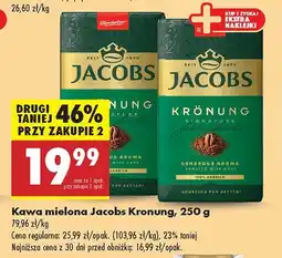Biedronka Kawa mielona Kronung Jacobs oferta