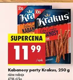 Biedronka Kabanosy party Krakus oferta