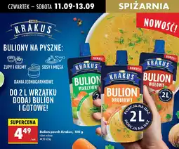 Biedronka Bulion Krakus drobiowy, warzywny, wołowy oferta