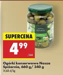 Biedronka Ogórki konserwowe Nasza Spiżarnia oferta
