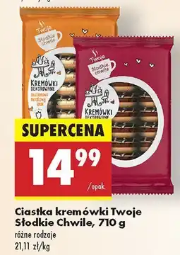 Biedronka Ciastka kremówki Twoje Słodkie Chwile oferta