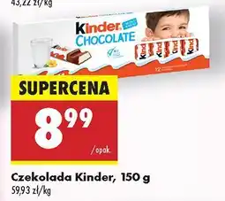 Biedronka Czekolada Kinder oferta