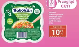 Biedronka Danie gotowe makaron gwiazdki z szynką w sosie pomidorowym po 15 miesiącu BoboVita oferta
