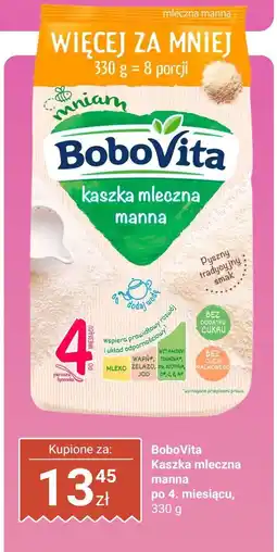 Biedronka Kaszka mleczna manna po 4. miesiącu BoboVita oferta