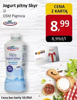 Market Point Jogurt pitny Skyr naturalny OSM Piątnica oferta