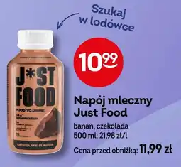 Żabka Napój mleczny Just Food czekolada oferta