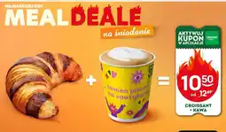 Żabka Croissant + kawa Żabka oferta