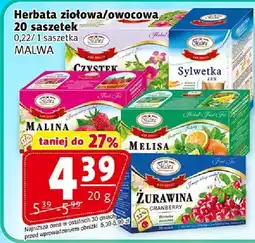 Prim Market Herbata ziołowa/owocowa Malwa różne rodzaje oferta