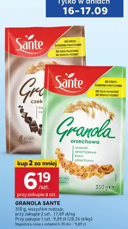 Stokrotka Płatki Granola Sante orzechowa oferta