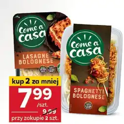 Stokrotka Lasagne/spaghetti bolognese Come a Casa oferta