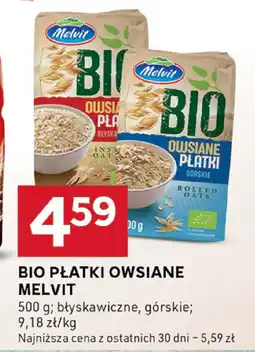 Stokrotka Płatki owsiane bio Melvit oferta