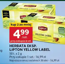 Stokrotka Herbata ekspresowa Lipton Yellow Label oferta