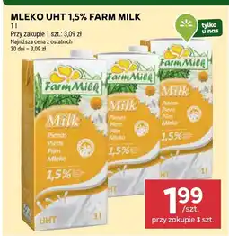 Stokrotka Mleko UHT 1,5% Farm Milk oferta