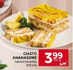 Stokrotka Ciasto Ananasowe Cukiernia Staropolska oferta