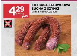 Stokrotka Kiełbasa jałowcowa sucha z szynki Madej & Wróbel oferta