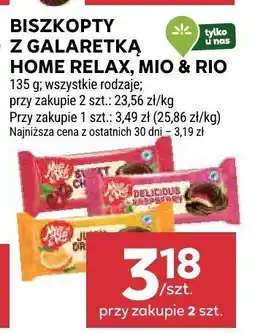 Stokrotka Biszkopty z galaretką Home Relax, Mio & Rio oferta