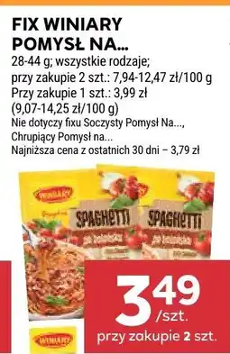 Stokrotka Fix Winiary Pomysł na oferta