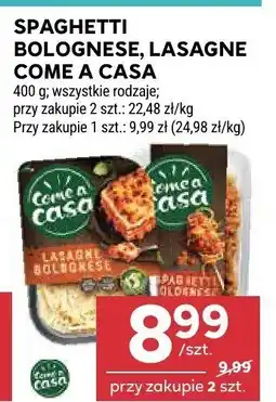 Stokrotka Spaghetti bolognese, lasagne Come a Casa oferta