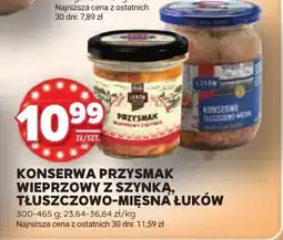 Stokrotka Konserwa przysmak wieprzowy z szynką, tłuszczowo-mięsna Łuków oferta