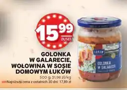 Stokrotka Golonka w galarecie, wołowina w sosie domowym Łuków oferta