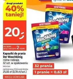 Dealz Kapsułki do prania universal Der Waschkonig oferta