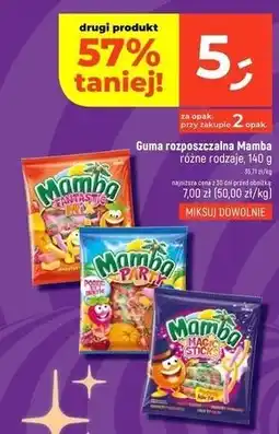 Dealz Guma rozpuszczalna owocowa Mamba Magic Sticks oferta