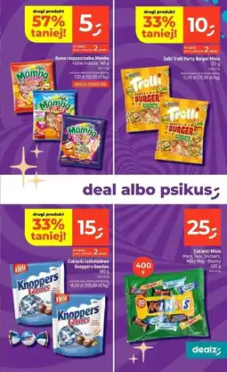 Dealz Żelki mini burger Trolli oferta
