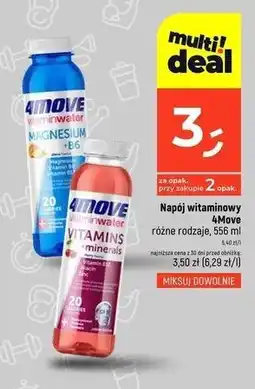Dealz Napój witaminy + minerały 4Move Vitamin Water oferta