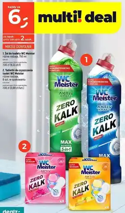 Dealz Tabletki do czyszczenia zitrone Wc Meister oferta