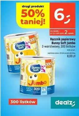 Dealz Ręcznik papierowy jumbo Bunny Soft oferta